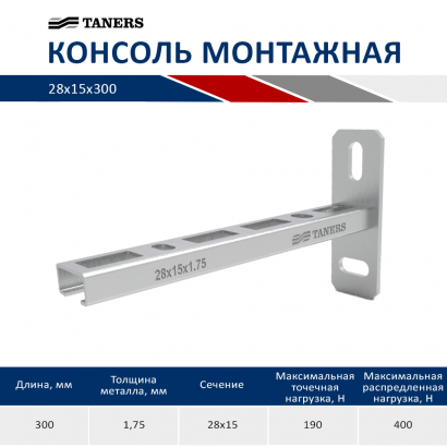 Консоль монтажная