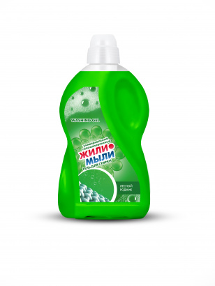 Гель для стрики «‎Жили-Мыли» аром. «‎Лесной родник» 1 л, флакон