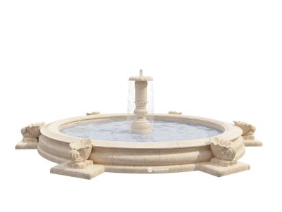 Фонтан FC "Каменный цветок" 5000 с наутилусами