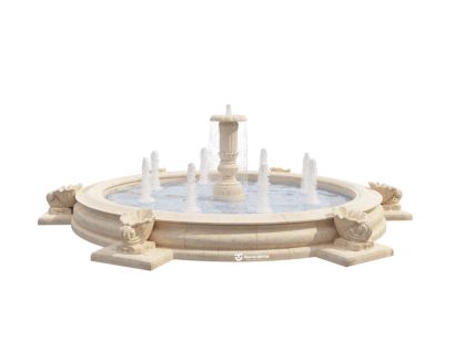 Фонтан FC "Каменный цветок" 5000 с наутилусами