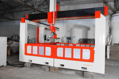 Станок ЧПУ фрезерный 5 осевой по дереву 17Д-4 (2000x4000x1000)