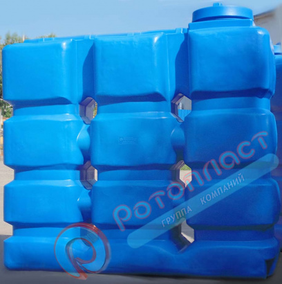 2000 литров призматическая пластиковая емкость