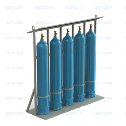Стойка для хранения кислородных баллонов (4 баллона)
