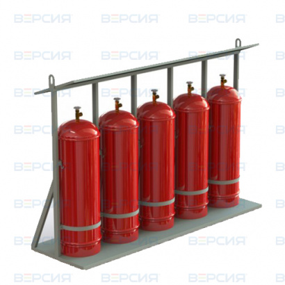 Стойка для хранения пропановых баллонов СГМП-05 (5 баллонов + крыша)