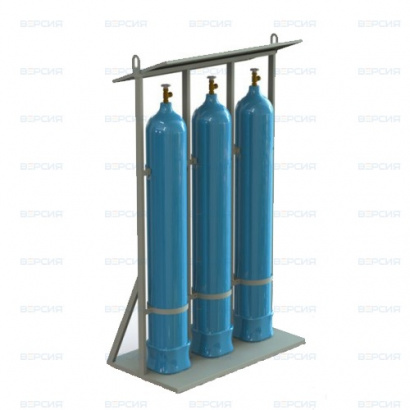 Стойка для хранения кислородных баллонов (4 баллона)