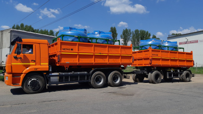 Емкости для КАС (перевозка, хранения) в усиленном каркасе.