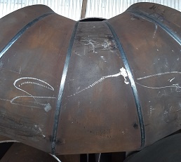 Колено секторное сварное