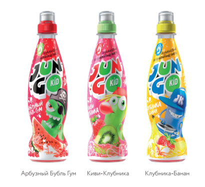 Детские сокосодержащие напитки JANGO KID без газа