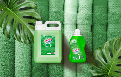 Гель для стрики «‎Жили-Мыли» аром. «‎Лесной родник» 1 л, флакон