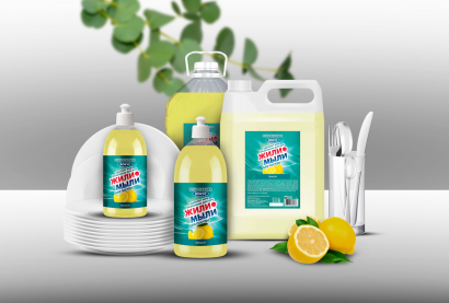 Гель для мытья посуды «‎Локус» аром. «Лимон‎» 0,5 л, Флакон