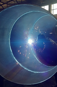 Колено секторное сварное