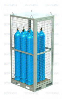 Клеть для хранения кислородных баллонов (9 / 12 / 16 баллонов)