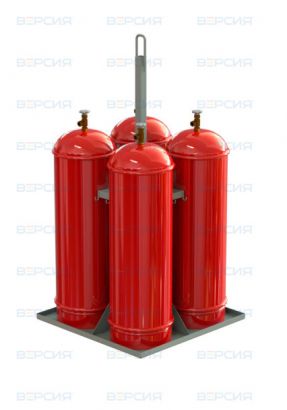 Паллета для хранения пропановых газовых баллонов (4 / 2 баллона)