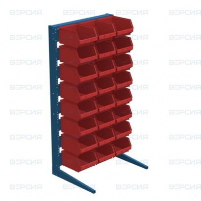 Стойки для навешивания пластиковых лотков (односторонняя / двухсторонняя без колес)