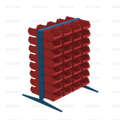 Стойки для навешивания пластиковых лотков (односторонняя / двухсторонняя без колес)