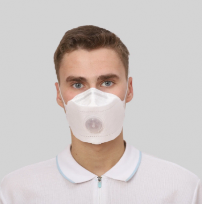МИРА МК1 – Полумаска фильтрующая (респиратор) одноразовая, складная, трехпанельная