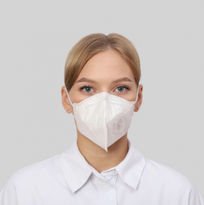 МИРА МК1 – Респиратор (Складная фильтрующая полумаска, с клапаном выдоха, в индивидуальной упаковке)