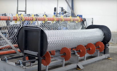 Станок автомат для производства сетки рабицы