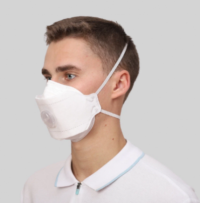 МИРА МК1 – Полумаска фильтрующая (респиратор) одноразовая, складная, трехпанельная