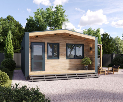 Модульная баня 4х8 «Барн»