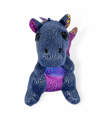 Брелок Дракон, синий, 13см, Mi133