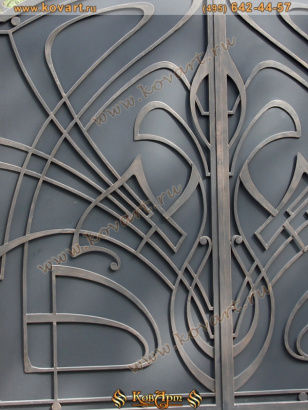 Авторские кованые ворота