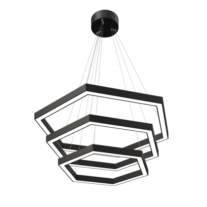 Интерьерный светильник SVETHOLL Глоу шестиугольник подвесной композиция