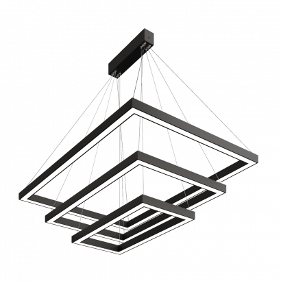 Интерьерный светильник SVETHOLL Глоу прямоугольник подвесной композиция