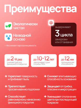 Грунтовка глубокого проникновения ВД-АК (10л) Gunstig