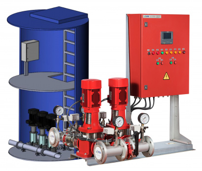 Насосная станция пожаротушения JETEX VF