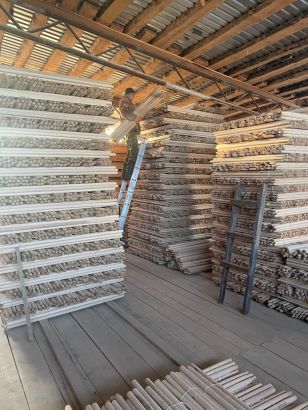 Черенки берёзовые 23×1200 мм для метёл, швабр и щёток