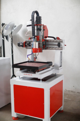 Промышленный фрезерный ЧПУ станок CNC-4040 (400x400x150, дерево, металл) со стальным столом