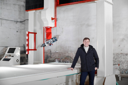 Фрезерный ЧПУ 3D обрабатывающий центр Ракета-2 (2600х1650х600x 360°)