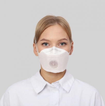 МИРА МК1 – Полумаска фильтрующая (респиратор) одноразовая, складная, трехпанельная