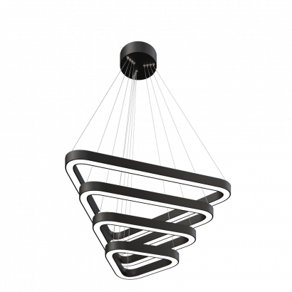 Интерьерный светильник SVETHOLL Глоу софт треугольник подвесной композиция