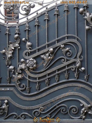 Эксклюзивные кованые ворота ручной работы