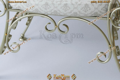 Ажурное кованое кресло