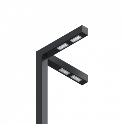 Парковый светильник SVETHOLL Альдебаран V-образный 90 градусов