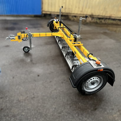 Магнитный подборщик - прицеп для взлетно-посадочной полосы