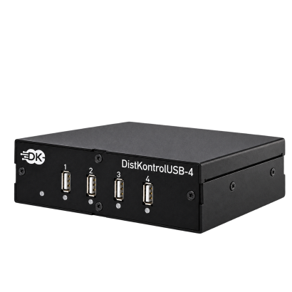 Управляемый USB over IP концентратор DistKontrolUSB-4 2.0