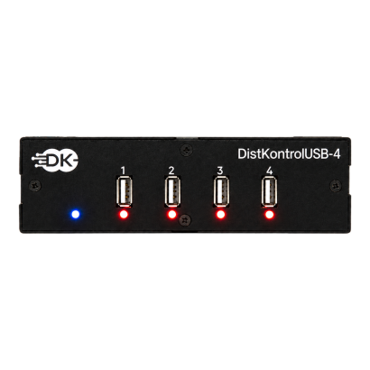 Управляемый USB over IP концентратор DistKontrolUSB-4 2.0