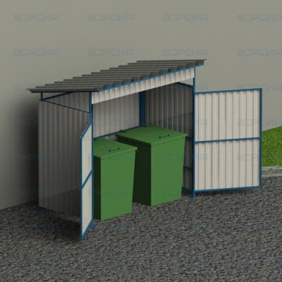 Контейнерная площадка для хранения мусорных баков