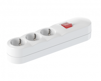 Колодка удлинителя CADUCEUS ALING с выключателем, 3х16А, 250В~ (Артикул: 4403)