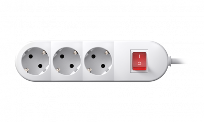 Удлинитель CADUCEUS ALING без выключателя, 3х16А, 250В~, 3м (Артикул: 4433)