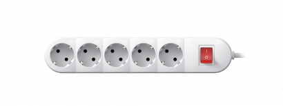 Удлинитель CADUCEUS ALING с выключателем, 5х16А, 250В~, 3м (Артикул: 44503)