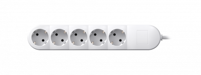 Удлинитель CADUCEUS ALING без выключателя, 5х16А, 250В~, 3м (Артикул: 4453)