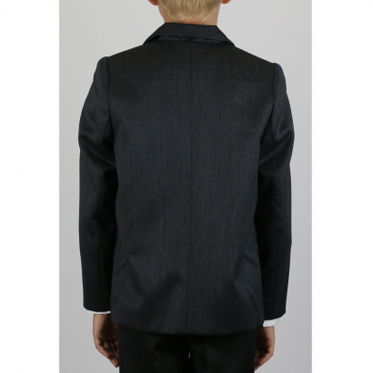 Пиджак школьный для мальчика серый Линия