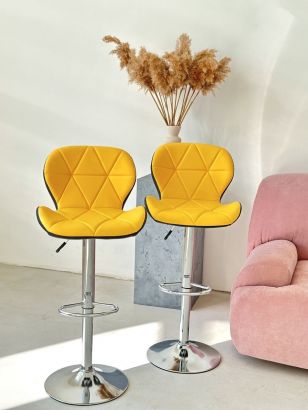 Барный стул для мастера | желтый
