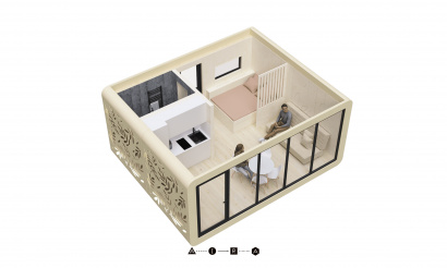 Модульный дом AIRA Стандарт 26 м²