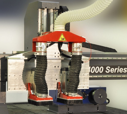 4000 серия Усиленный Трехкоординатный фрезерно-гравировальный станок с ЧПУ